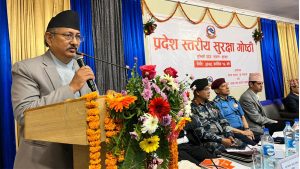 Home Minister Khand assures of peaceful election on November 20