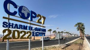 COP27 Climate Summit in Egypt from November 6–18