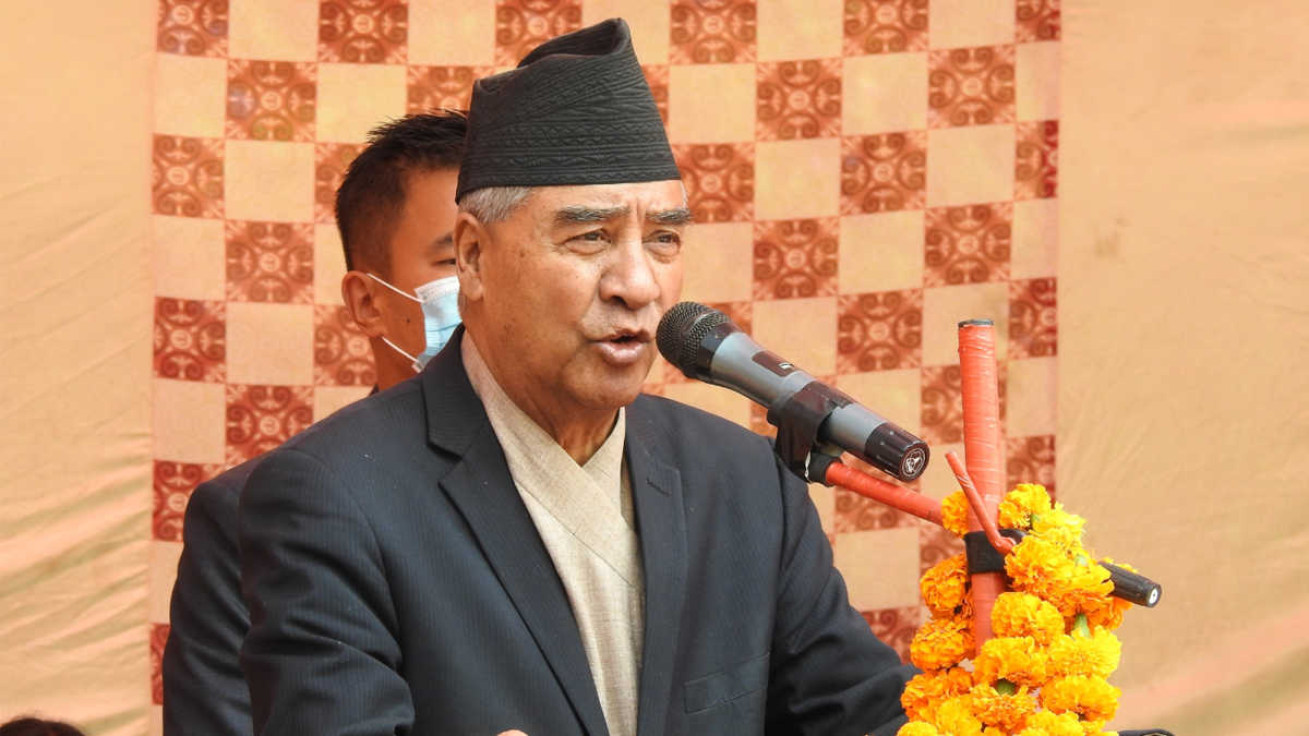 Coalition is for protection of constitution: PM Deuba