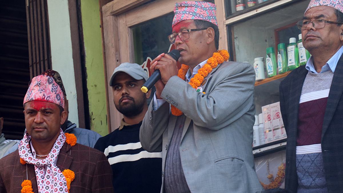 ‘Ending corruption is Dhanaraj Gurung’s election key agenda’