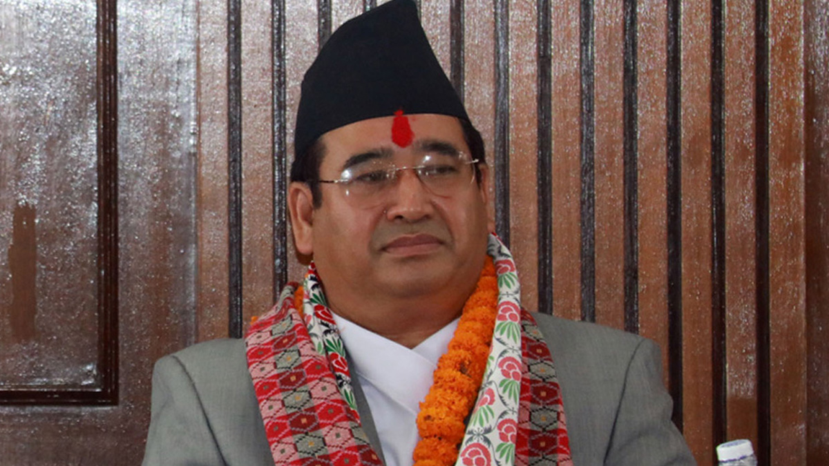 Minister Shrestha announces to donate body parts