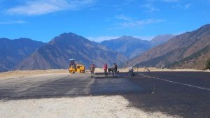 Suntharali Airport: Blacktopping of runway begins