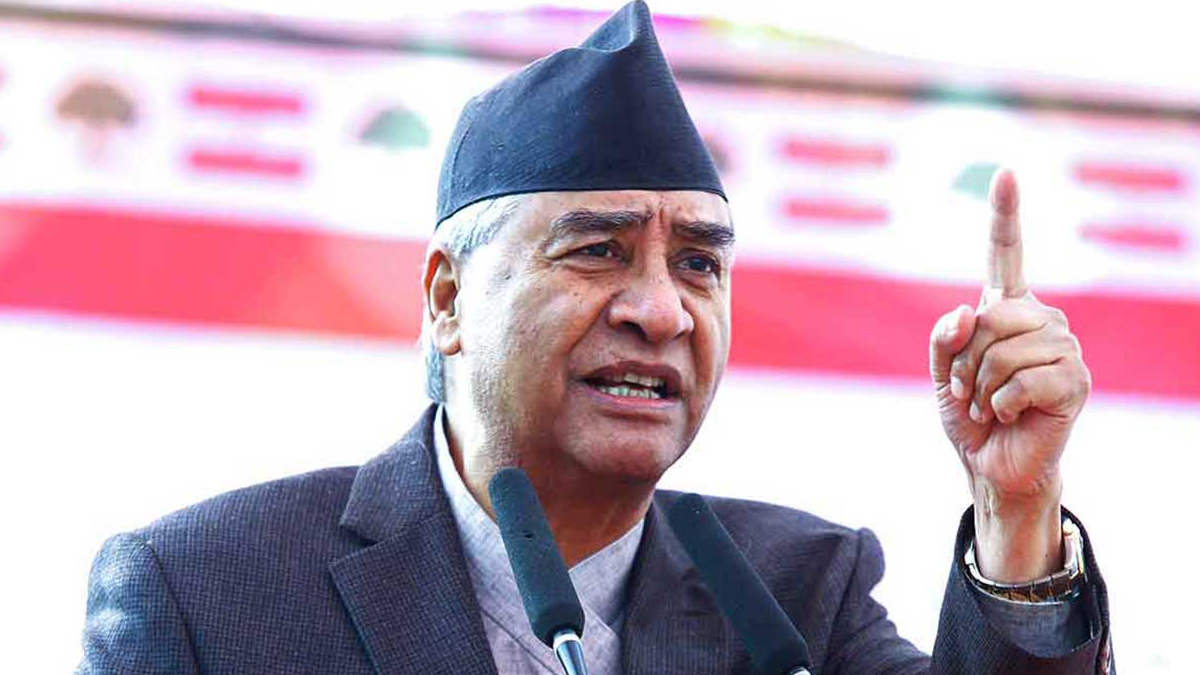 PM Deuba to address two election gatherings in home district