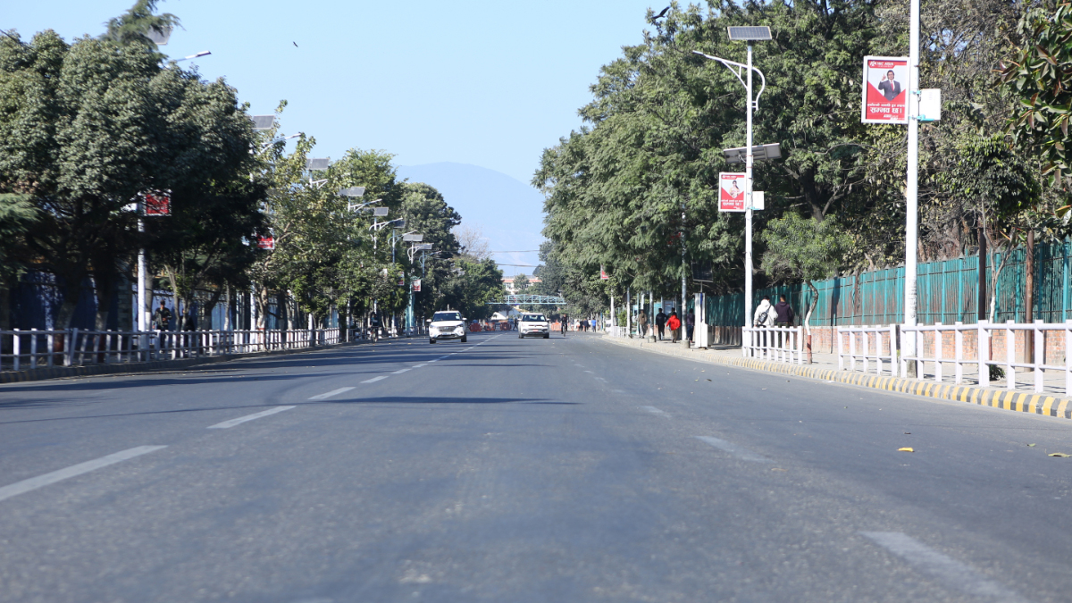 Kathmandu streets looks deserted on election day (With photos)