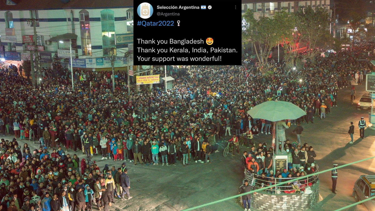 Nepalese fans saddened after Argentina thanked even a state of India but didn’t address Nepal