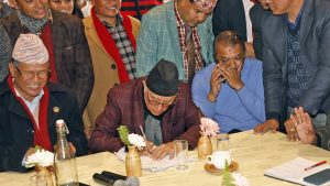Consensus reached in Shekhar panel, Gagan to contest against Deuba  for PP leader