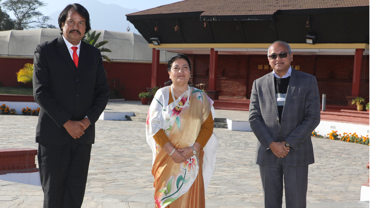 CK Raut called on President Bhandari