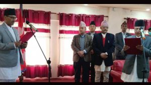 Newly appointed Chief Attorney of Bagmati Province Nepal takes oath