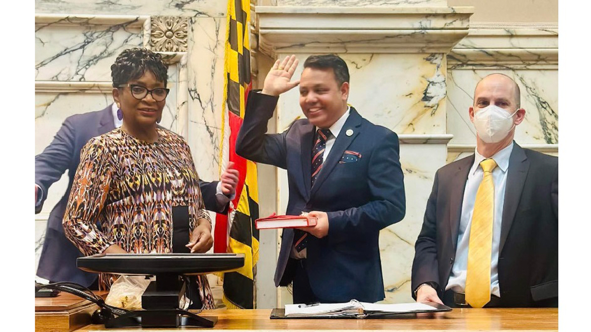 Maryland House of Delegates member Bhandari takes oath