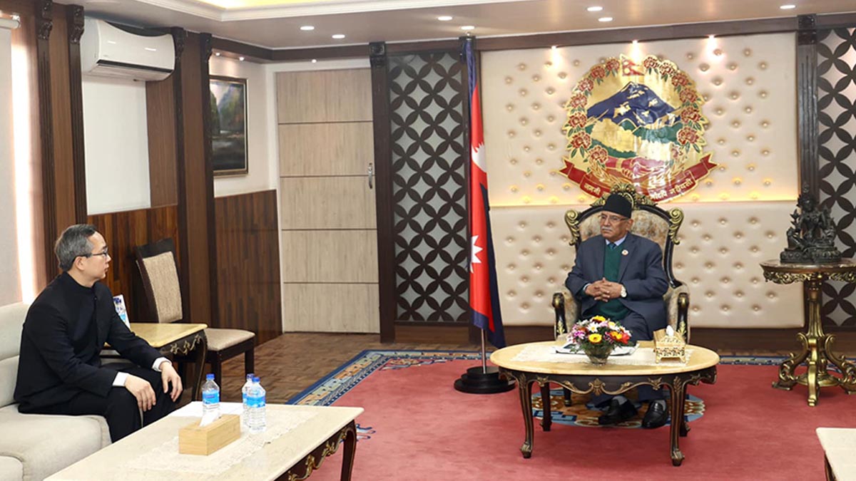 Chinese Ambassador Chen Song calls on Prime Minister Dahal