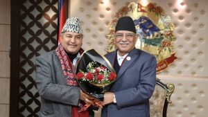 Chief Minister of Bagmati calls on Prime Minister Dahal