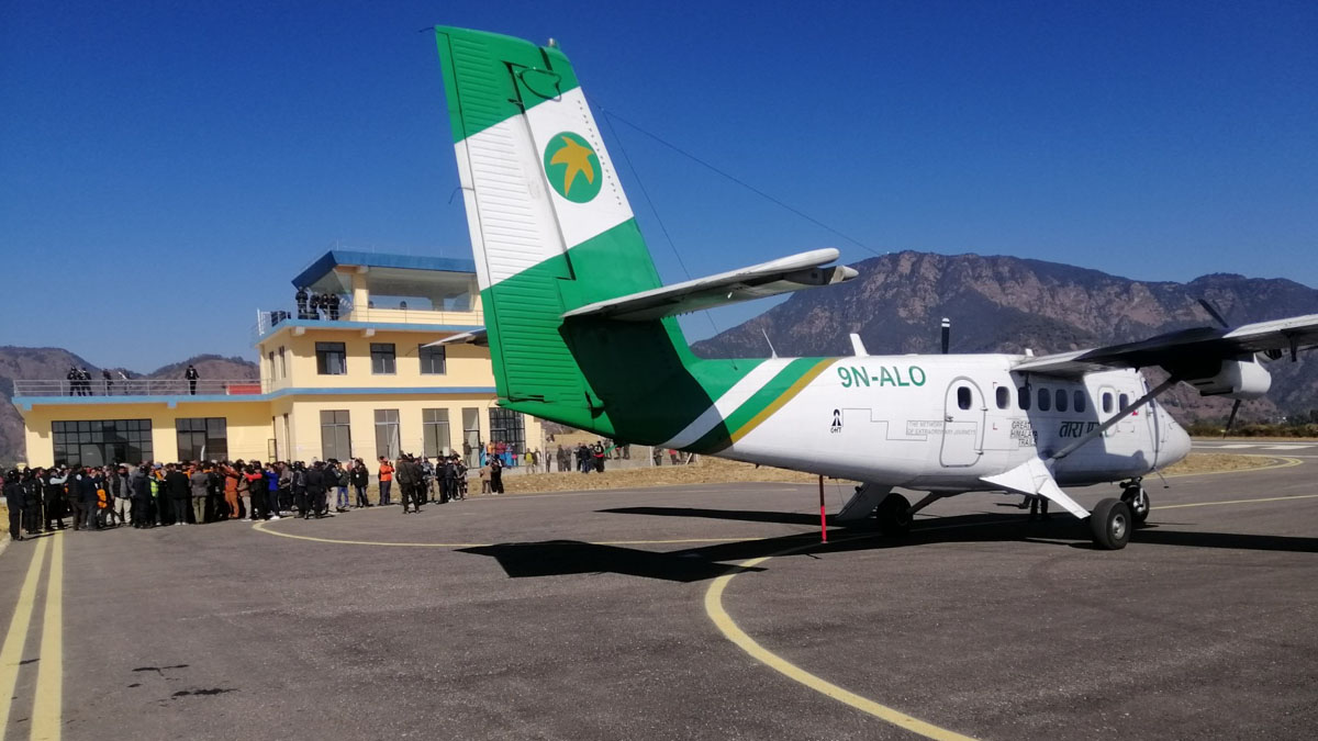 Tara Air conducts successful test flight at Resunga Airport