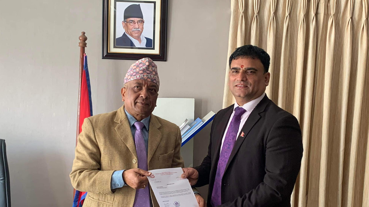 Sapkota appointed Goodwill Ambassador for Tourism to Wales