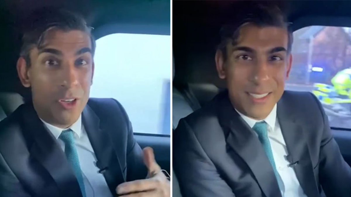 UK PM Rishi Sunak fined by police for failing to wear seat belt