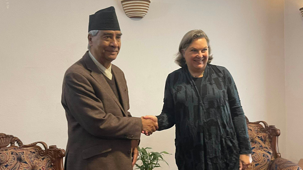 US Under Secretary Nuland meets NC President Deuba