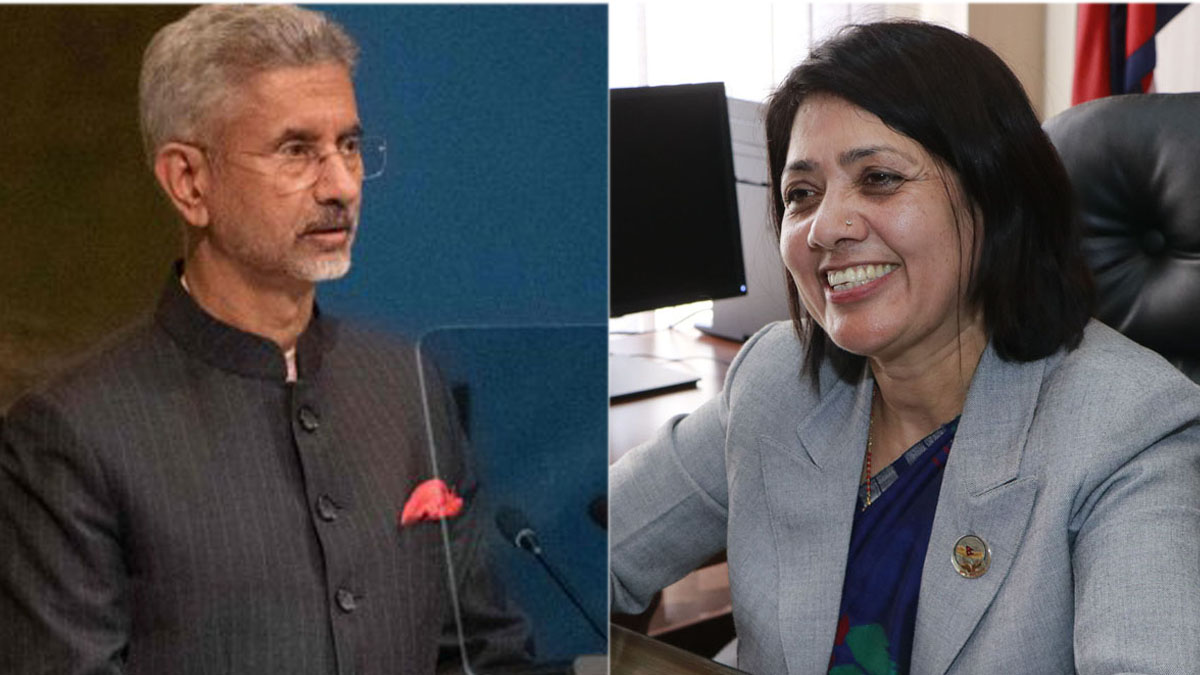 India’s EAM congratulates his Nepali counterpart Paudyal on her appointment as FM