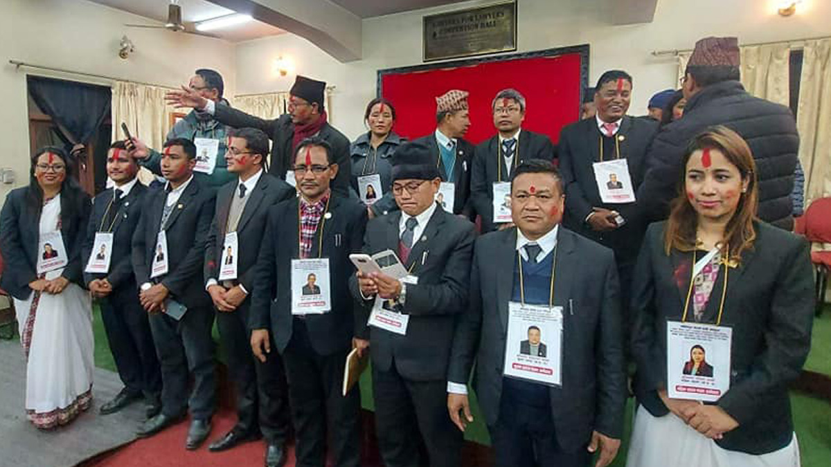 Shrestha elected chair of Lalitpur Bar Association
