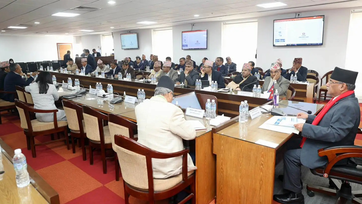PM Dahal receives briefing of OPMCM subordinate bodies