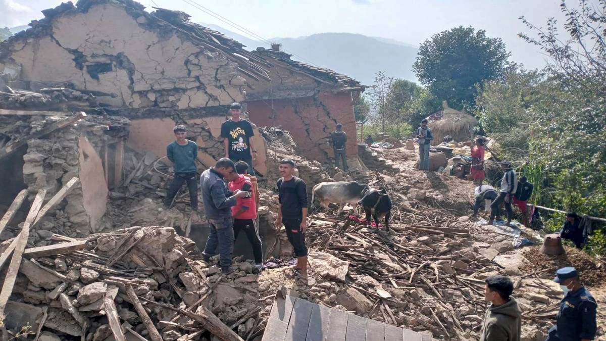 Earthquake destroys 58 houses in Bajura