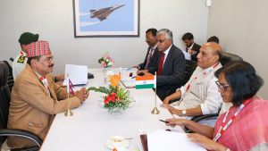 Defence Minister Upreti meets his Indian counterpart Singh