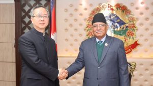 China’s Concern In Nepal’s Presidential Election; Ambassador Song Meets PM Dahal