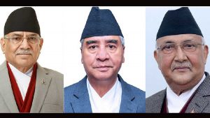 PM Dahal discusses security issues with former PMs at Singha Durbar