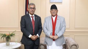 Bangladeshi Ambassador Chowdhury calls on PM Dahal