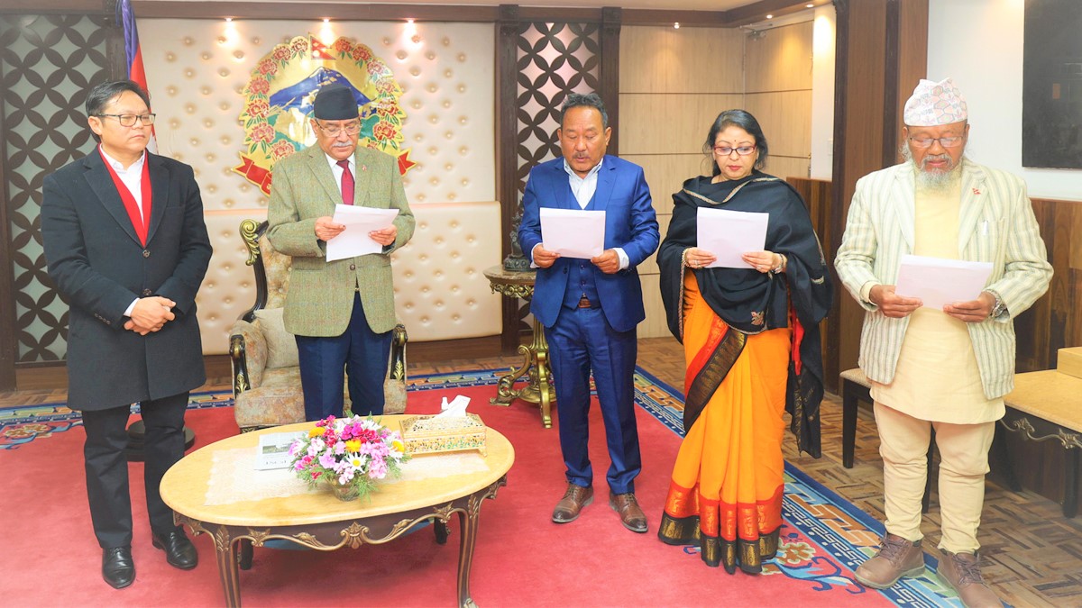 Three newly-appointed Chancellors sworn in