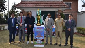 Trophy of “8th Edition of Nepal-Pakistan Friendship T-20 Cricket Tournament 2023” unveiled