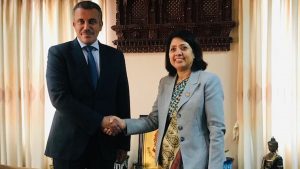 Saudi Ambassador calls on Foreign Minister Paudyal