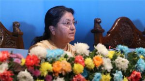 President Bhandari calls for focusing on country’s development, prosperity