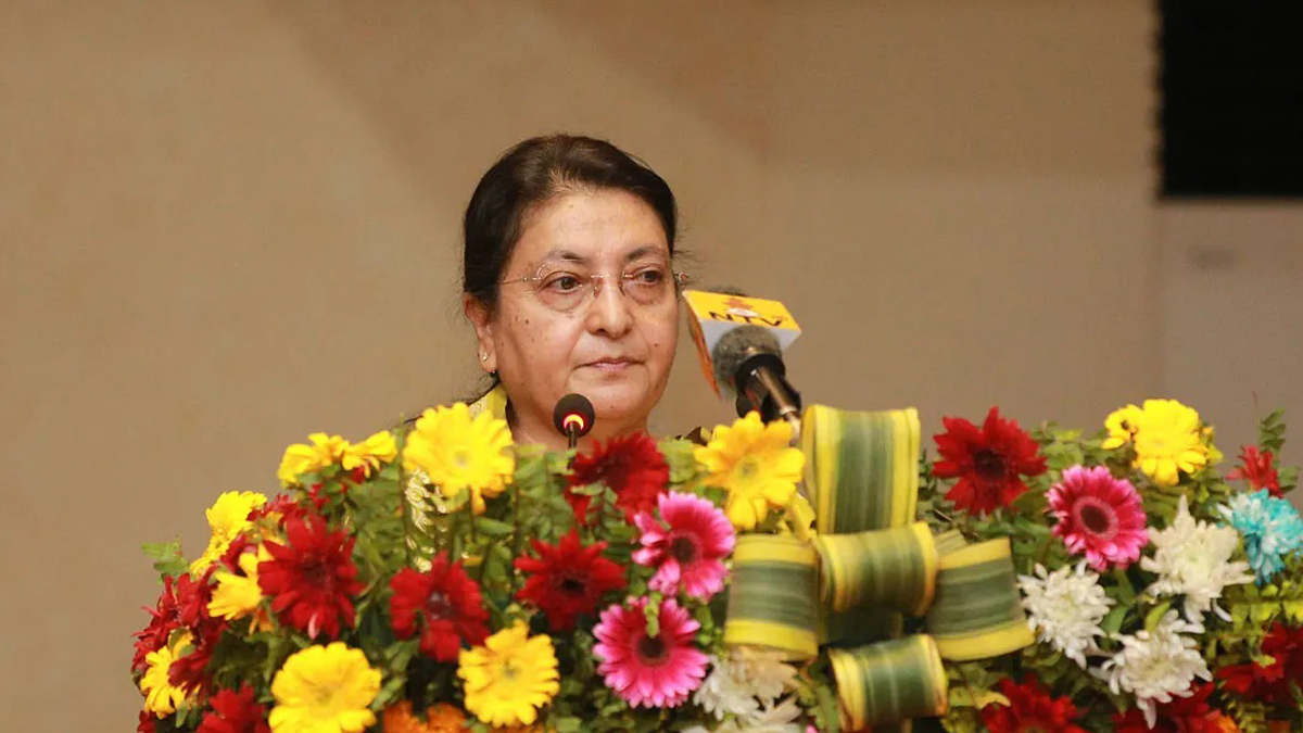Concerted efforts must to curb corruption: President Bhandari