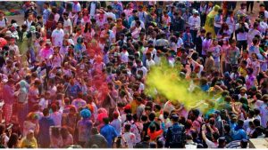 Holi, festival of colors, being celebrated today