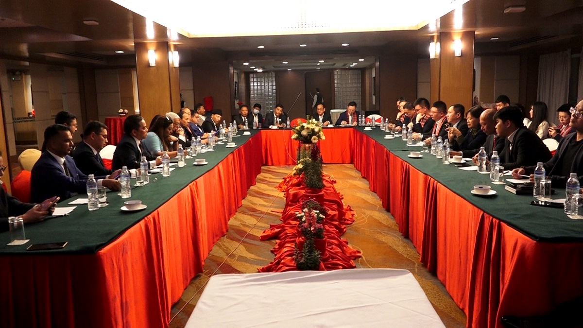 Nepali, Chinese businessmen held meeting after 4 years