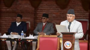 Adherence to constitution, constitutional responsibly are guiding principles: President Poudel