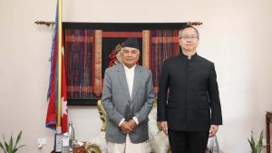 Chinese Ambassador calls on President Paudel