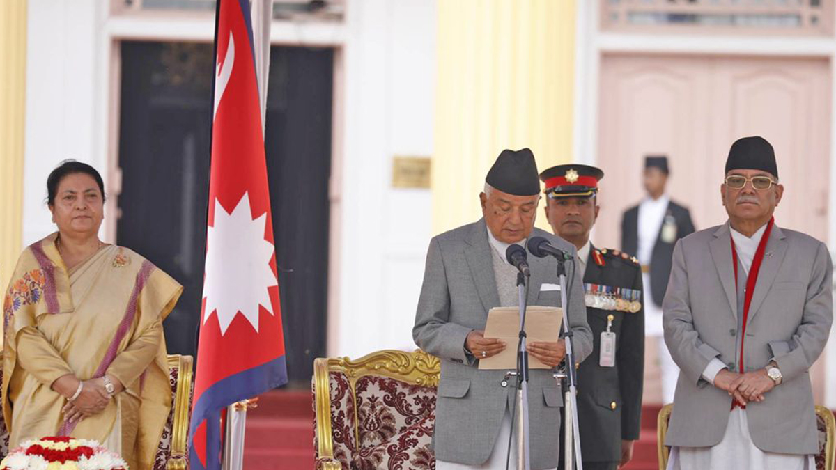 Ram Chandra Poudel sworn in as third president of Nepal
