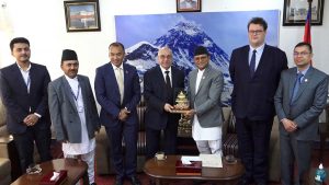 Visiting British MP Sharma meets with NA Chair Timilsina