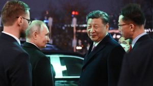 Chinese President Xi flew from Moscow wrapping up three-day visit