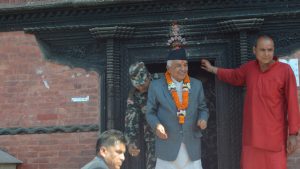 President Paudel visits Gorakhkali Temple