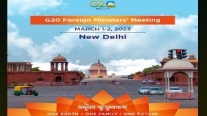 G20 Foreign Ministers meeting under India’s G20 presidency to be held tomorrow