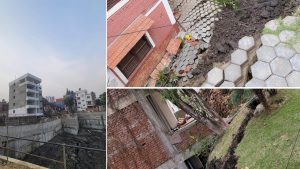 Surrounding houses collapsed while constructing Summit Apartment in Lalitpur (Photos)