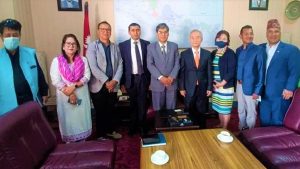 Visiting former Korean minister Lee meets with NPC Vice Chairperson