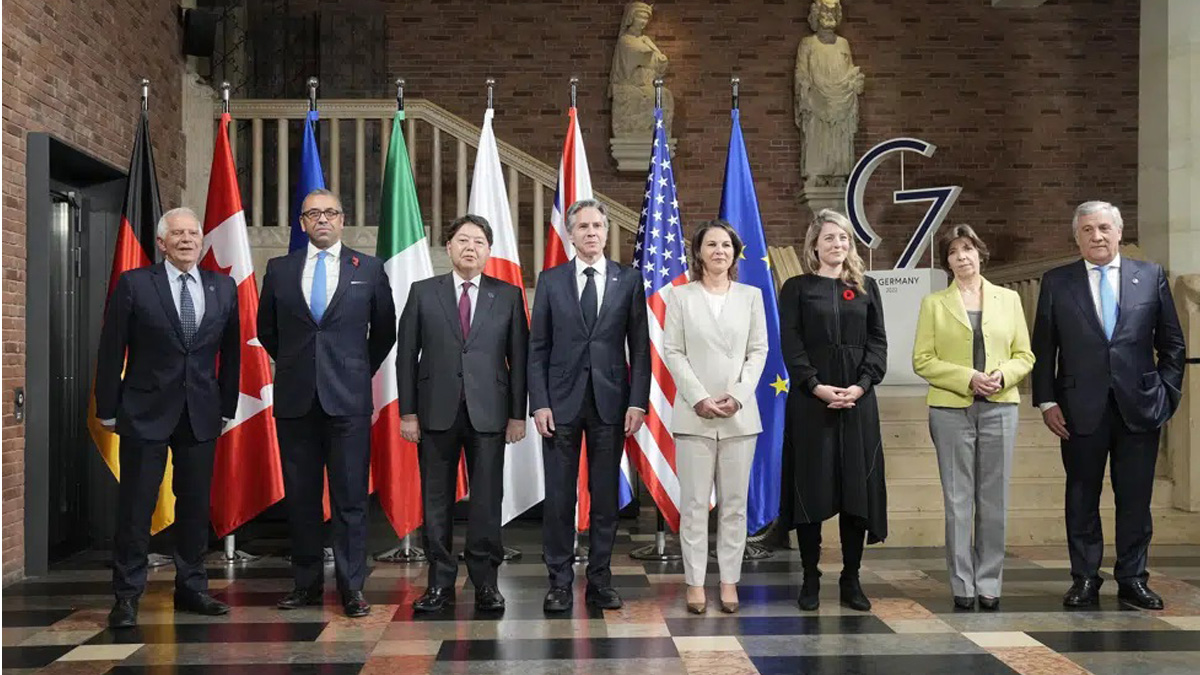 G7 diplomats to grapple with Ukraine, China, N. Korea crises