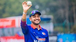 Sandeep Lamichhane Claims Pakistan’s Fourth Wicket
