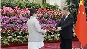 Chinese President Xi received the credentials from Nepal’s ambassador after eight month delay