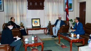 Japan’s ambassador to Nepal calls on Foreign Minister Saud