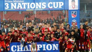 Nepal wins Prime Minister three Nations football championship