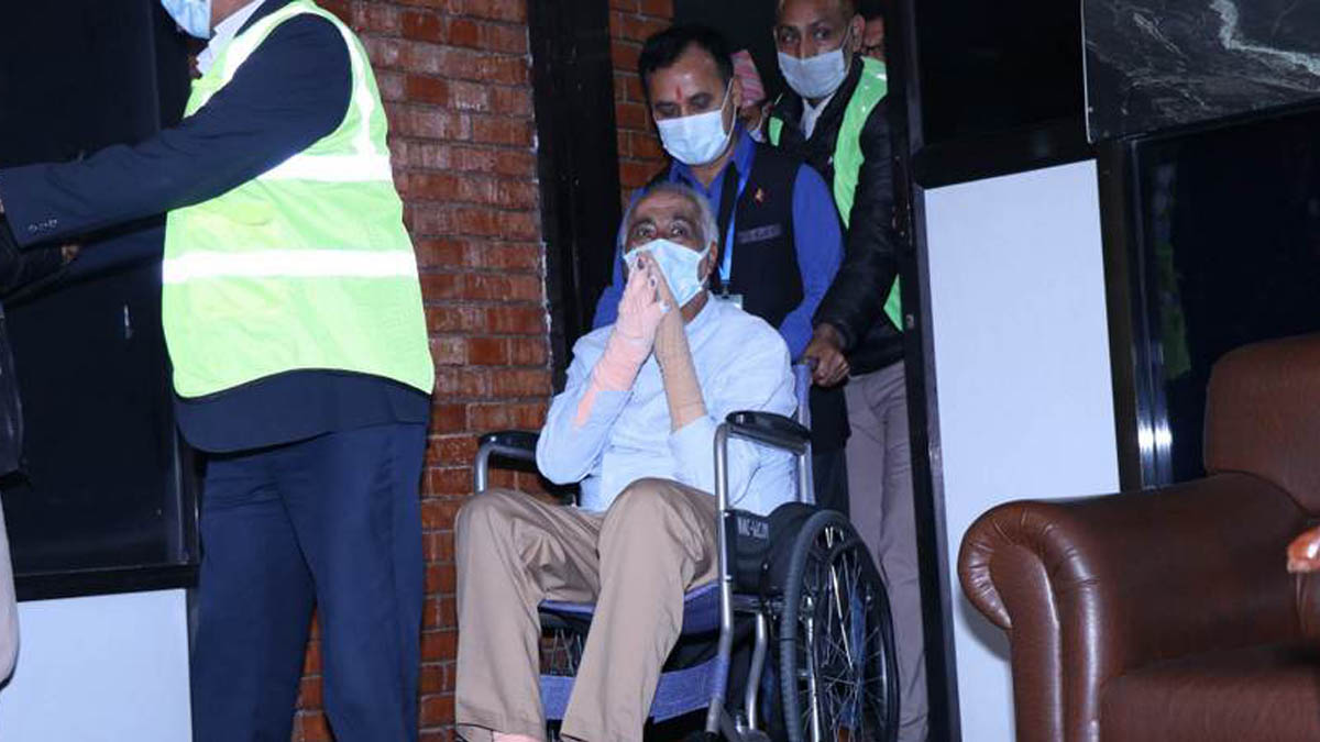 NC leader Chandra Bhandari returns home after successful medical treatment