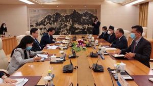 Foreign Secretary Paudyal meets Chinese Foreign Minister in Beijing